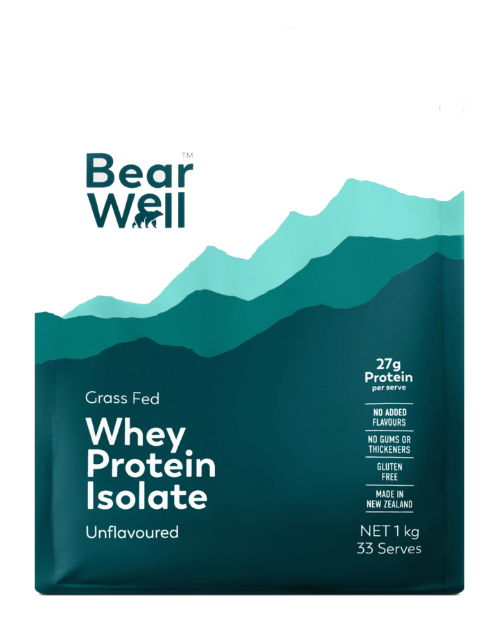 BearWell Whey Protein Isolate Unflavoured Unflavoured pack