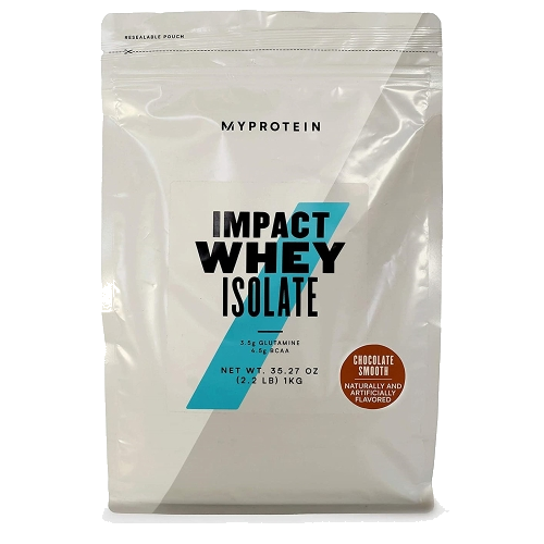 MyProtein AU Impact Whey Isolate Chocolate Smooth pack