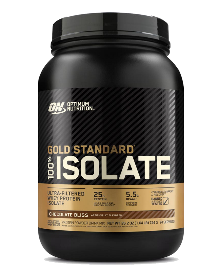 Optimum Nutrition Gold Standard 100% Isolate Chocolate Bliss pack